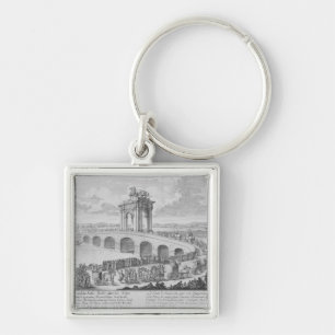 Llavero Puente de Augustus encendido vía Flaminia, cerca