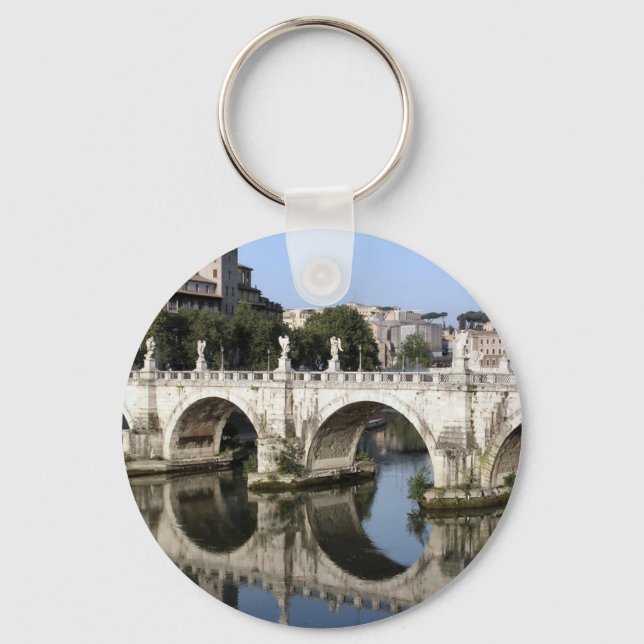 Llavero Puente de Castel st Angelo, Roma, Italia (Anverso)