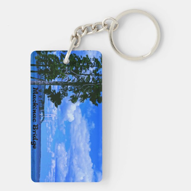 Llavero Puente de Mackinac Michigan (Atrás)