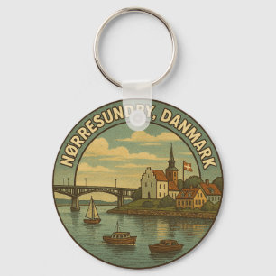 Llavero Puente de Nørresundby Dinamarca