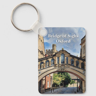 Llavero Puente de suspiros en pintura acrílica de Oxford