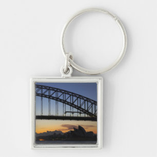 Llavero Puente de Sydney Harbour y Ópera de Sydney a las 2