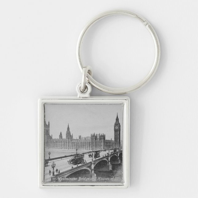 Llavero Puente de Westminster y las casas de (Frente)