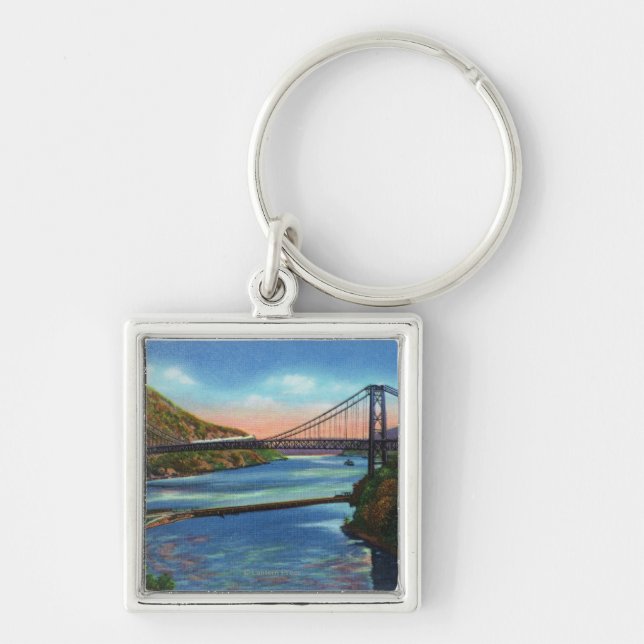 Llavero Puente del río Hudson (Frente)