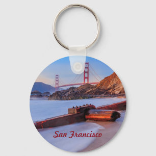 Llavero Puente Golden Gate en San Francisco, Baker Beach