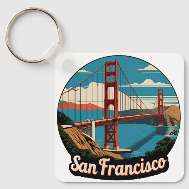 Llavero Puente Golden Gate San Francisco (Anverso)