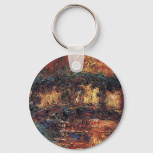 Llavero Puente japonés de Claude Monet, Bella Artes vintag