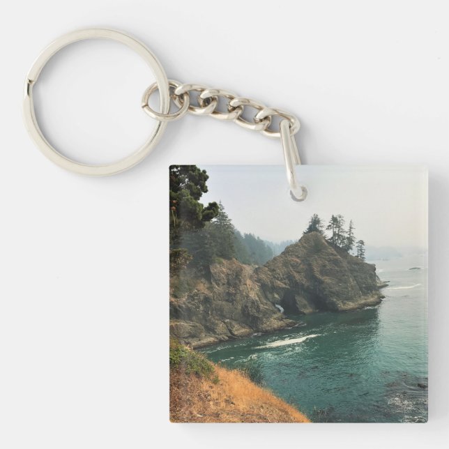 Llavero Puente natural, espigón de roca, Oregón (Frente)