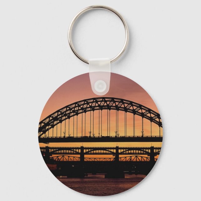 Llavero Puente Tyne, Newcastle, Inglaterra (Anverso)