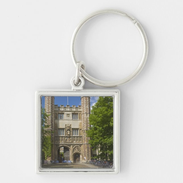 Llavero Puerta al Trinity College y filas de bicicletas, (Frente)