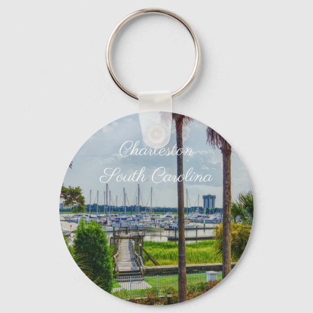 Llavero Puerto de Charleston (Anverso)