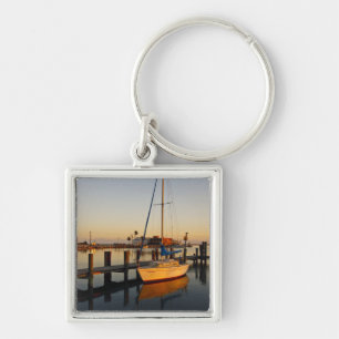 Llavero puerto de Rockport, Texas al atardecer