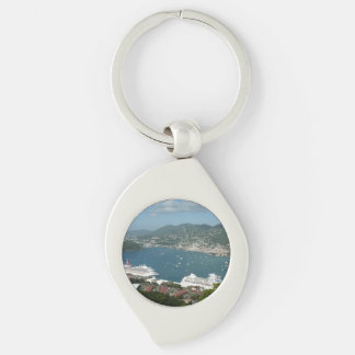 Llavero Puerto de St. Thomas Islas Vírgenes Estadounidense