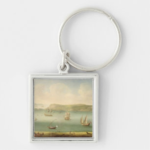 Llavero Puerto Mahon, Minorca, 1730's (aceite en lona)