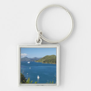 Llavero Puerto Picton, Marlborough Sounds, Sur