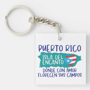 Llavero Puerto Rico Isla del Encanto
