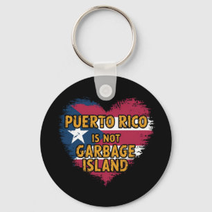 Llavero Puerto Rico no es una isla basura