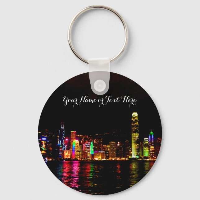 Llavero Puerto Victoria de Hong Kong #2 Keychain (Anverso)