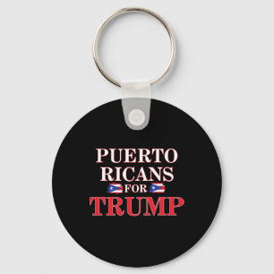 Llavero Puertorriqueños Por Trump Orgullo Patriótico Ameri