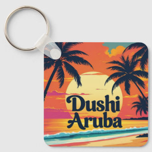 Llavero puesta de sol dushi aruba