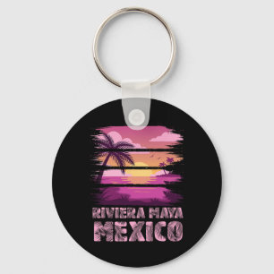 Llavero Puesta de sol México Riviera Maya Vacaciones de Ve
