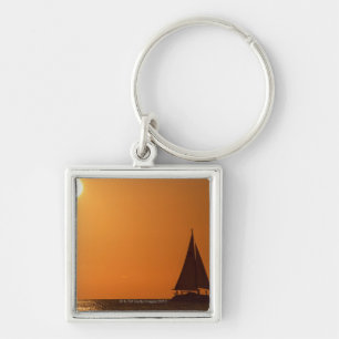 Llavero Puesta del sol y yate