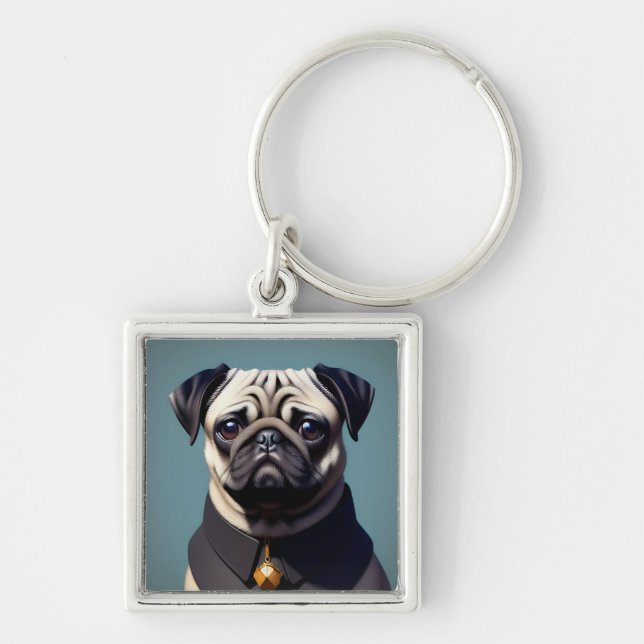 Llavero Pug (Frente)