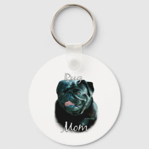 Llavero Pug (blk) Mamá 2
