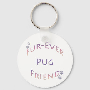 Llavero Pug Furever Friend
