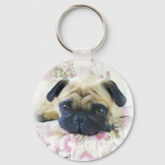Llavero Pug Keychain
