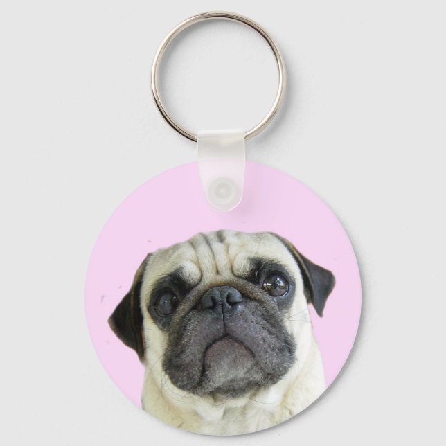 Llavero pug keychain (Anverso)