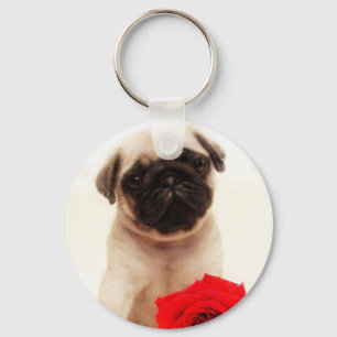 Llavero Pug puppy keychain