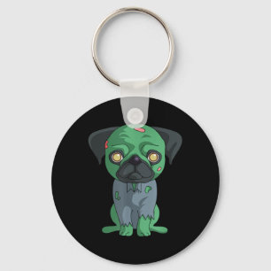 Llavero Pug Zombie