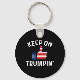 Llavero Pulgar hacia arriba para la elección pro Trump Sig