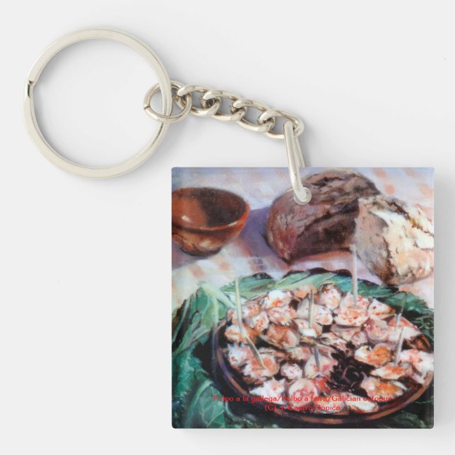 Llavero Pulpo a la gallega/Polbo á feira/Galician octopus (Frente)