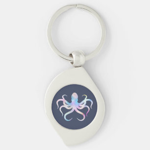 Llavero Pulpo acuarela