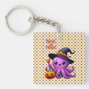 Llavero Pulpo de Halloween Truco o Truco