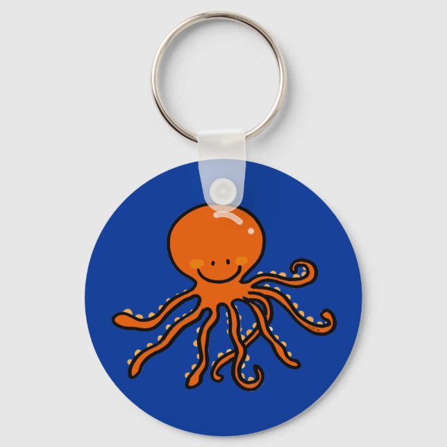 Llavero pulpo lindo (Anverso)