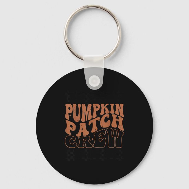 Llavero Pumpkin Patch Crew Halloween Pumpkin Patch Fall Fa (Anverso)