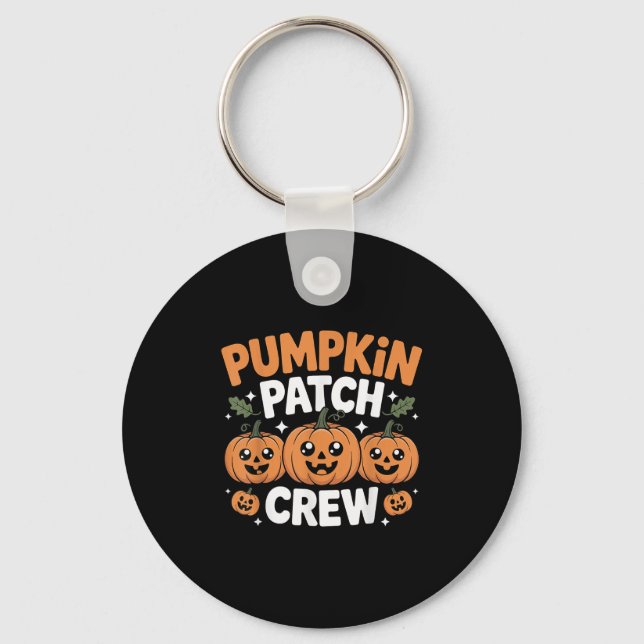 Llavero Pumpkin Patch Crew Matching Family Fall Autumn  (Anverso)