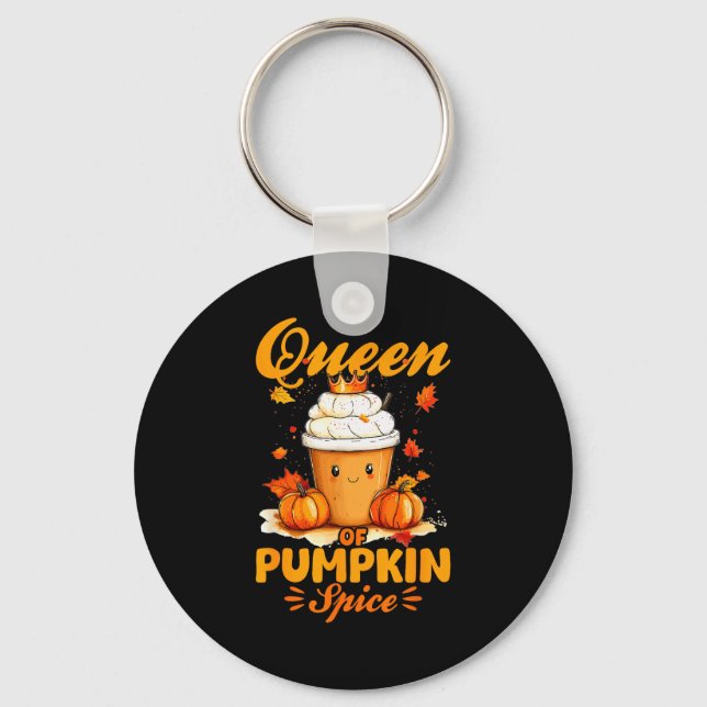 Llavero Pumpkin Sce Latte Fall Season Queen Of Pumpkin Sce (Anverso)