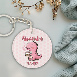 Llavero Pun animal de dinosaurio personalizado dulce para 