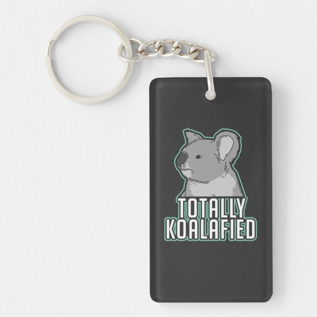 Llavero Pun - Totalmente Koalafied (Frente)