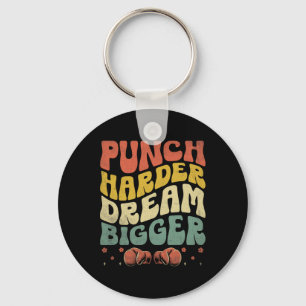 Llavero Punch Harder Dream Más Grande Boxer Deportes Gy
