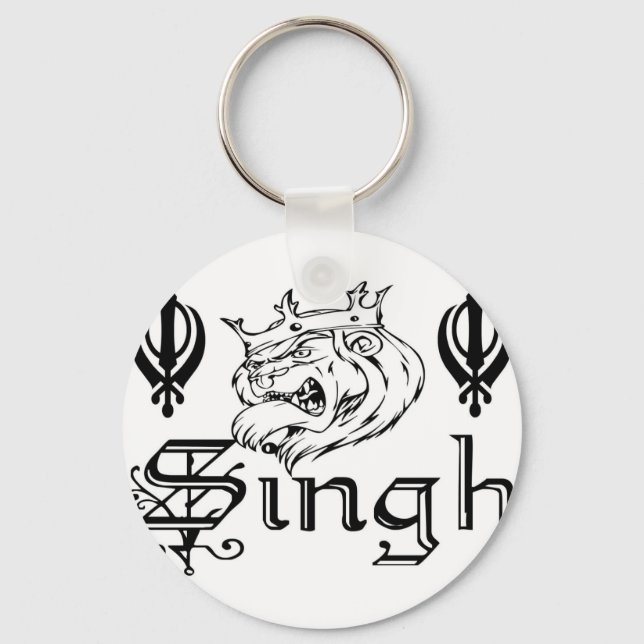 Llavero Punjabi Khanda Sikh Khalsa Merchandise (Anverso)