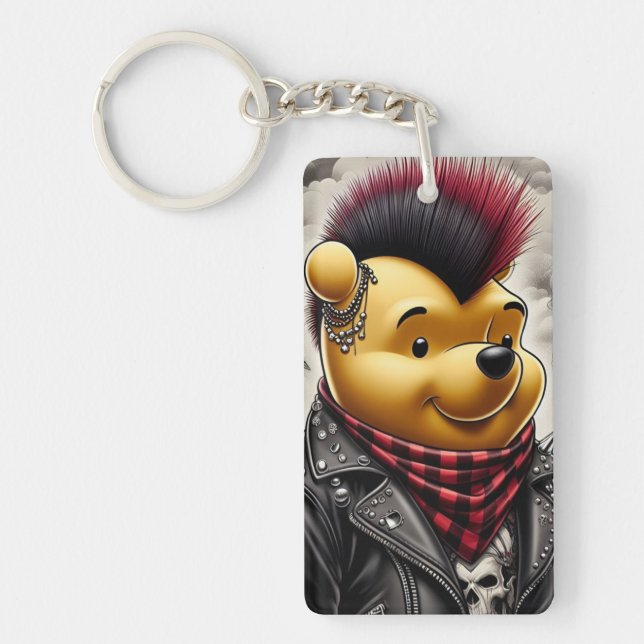 Llavero Punk Winnie the Pooh 1 (Frente)