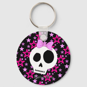 Llavero punky estrellado
