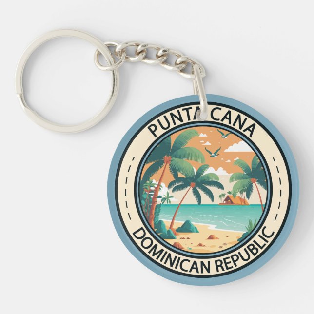 Llavero Punta Cana Insignia de Hut (Frente)