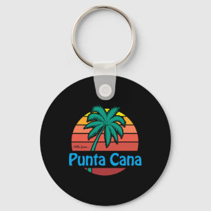 Llavero Punta Cana Retro Verano Palma Playa Regalo Hombres