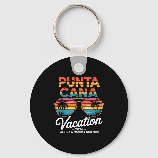 Llavero Punta Cana Vacation 2026 Making Memories Summer Be (Anverso)